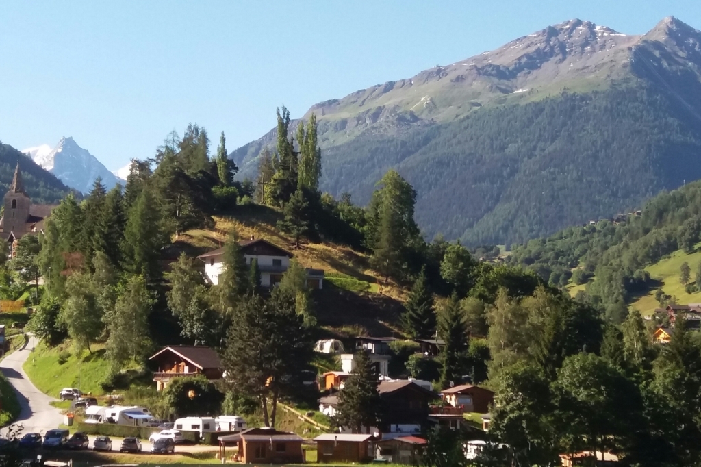 Vue générale du camping