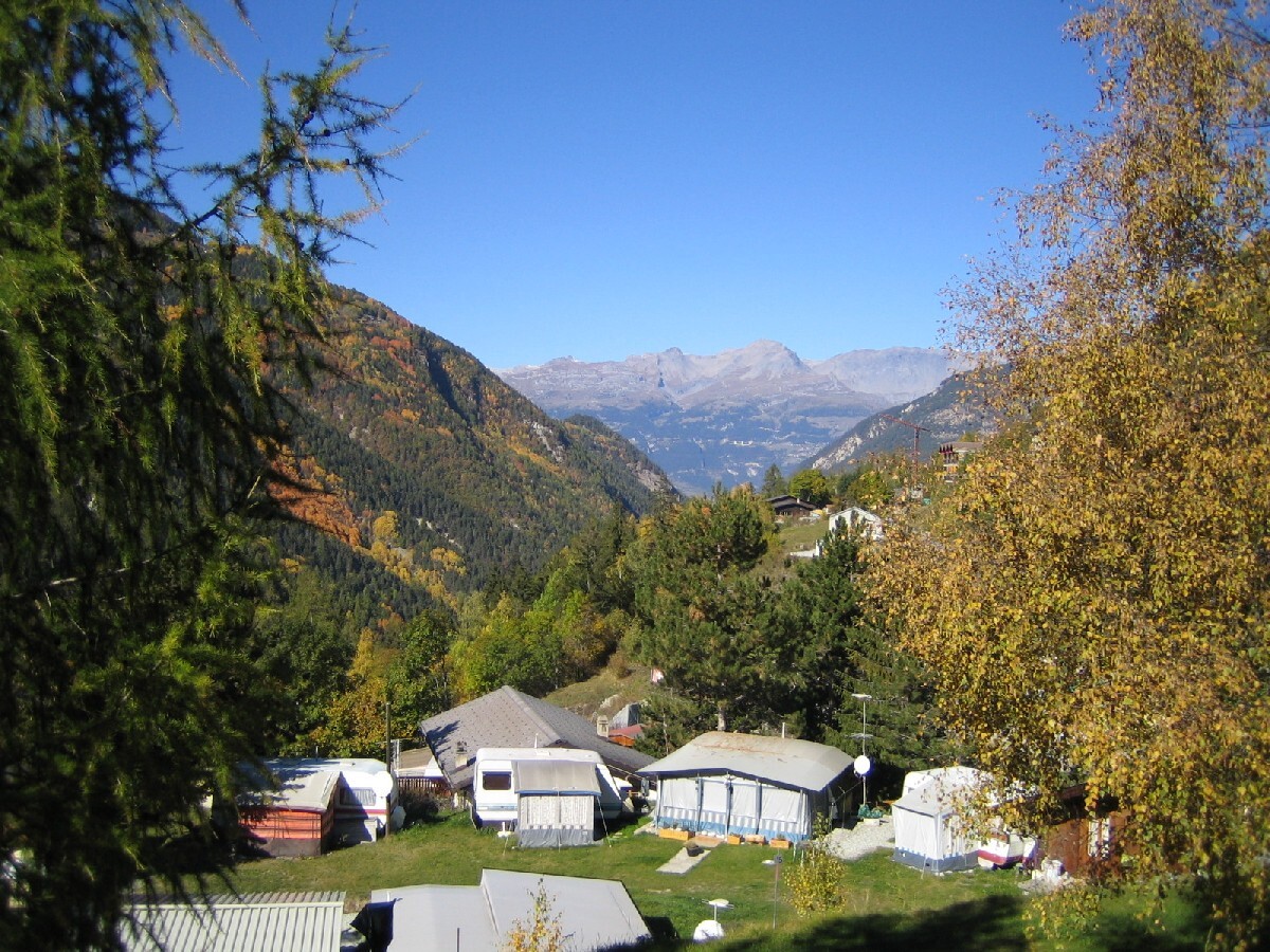 Vue sur Crans-Montana